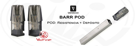 Resistencias-Depósito BARR POD - Vaporesso España
